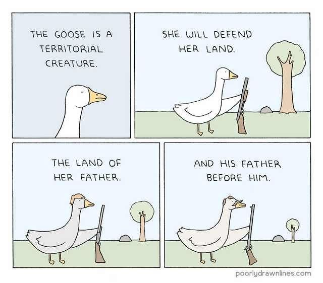 Смешной Гусь