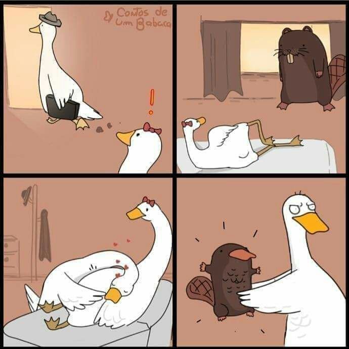 Комиксы с гусем