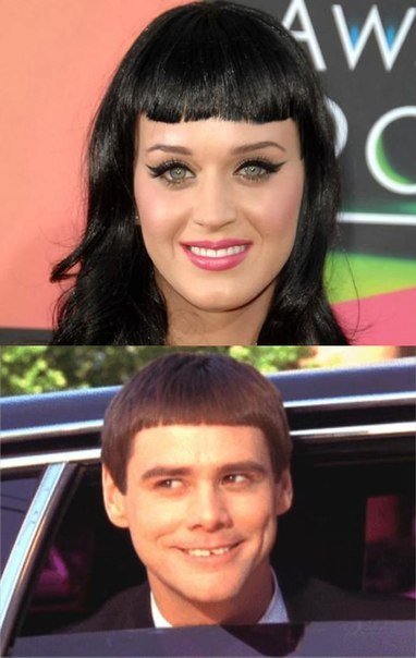 Героини с челками