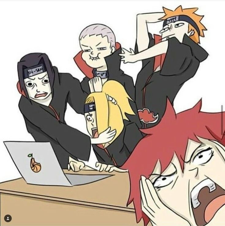 Пейн, Итачи, Хидан и Дейдара