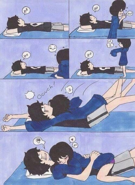 Милые романтичные комиксы