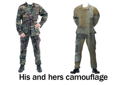 Прикол про камуфляжную одежду