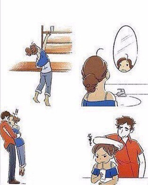 Мем про низких девушек