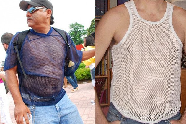 Футболка сетка мужская