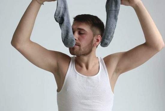 Мужские потные носки