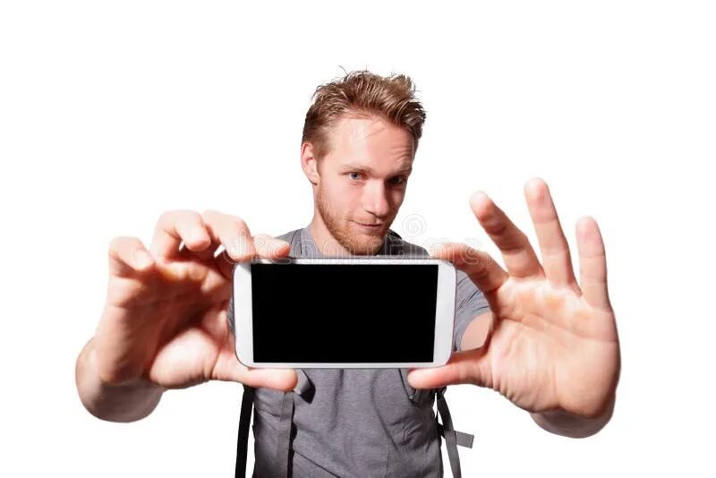 Смартфон в руке