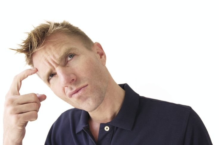 Мужчина задумался