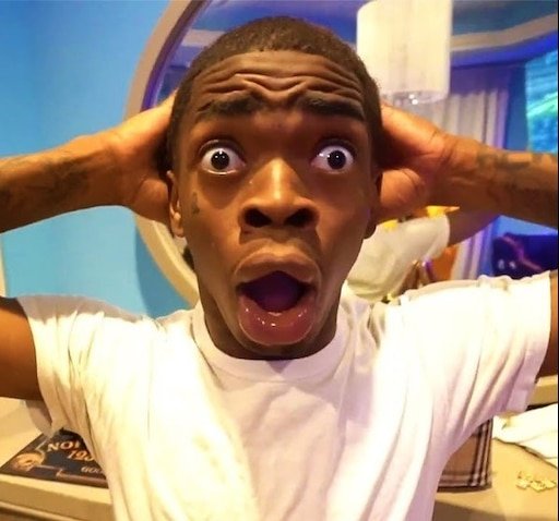 Парень в шоке