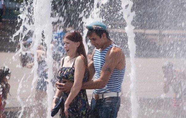 ВДВ В фонтане