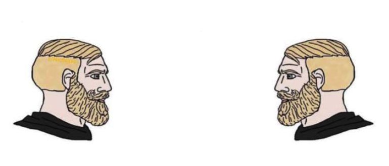 Чел с бородой Мем