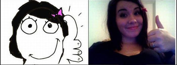 Мемы с лицом женщины