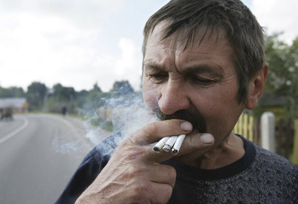 Нервно курящий