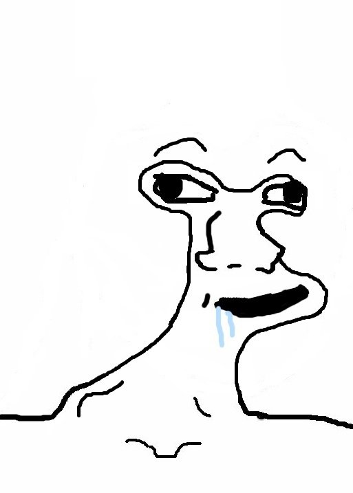 Чел с маленьким мозгом Мем