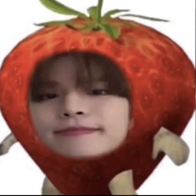 Клубника на аву Мем