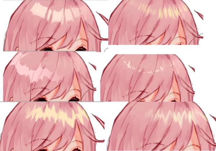 Покрас волос референс