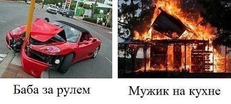 Мужик на кухне Мем
