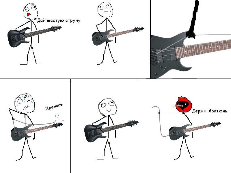 Смешные электрогитары