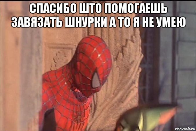 Человек паук я вернулся Мем