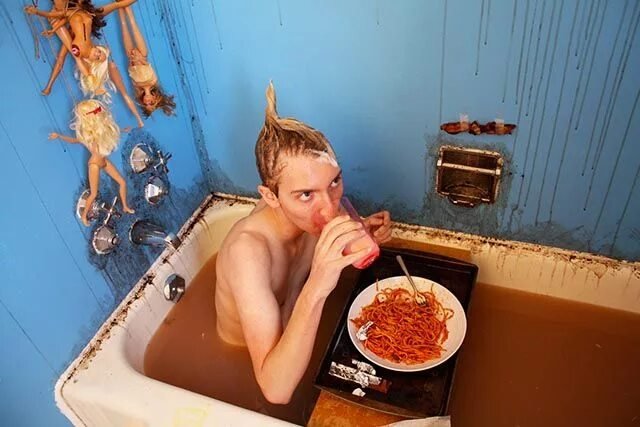 Романтик в ванной прикол