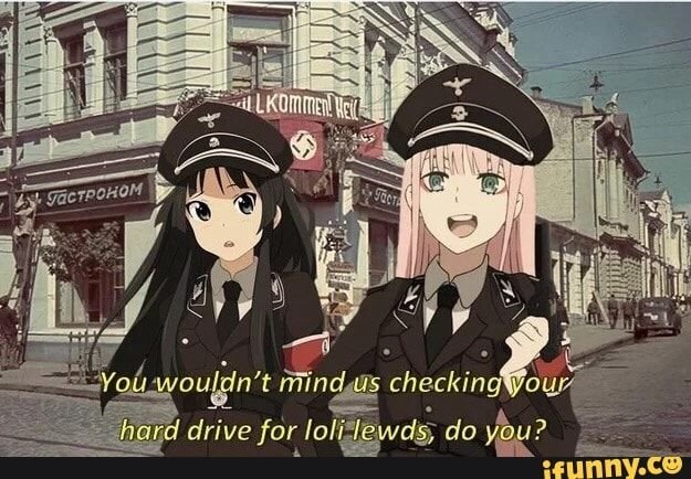 Аниме тянка фашист