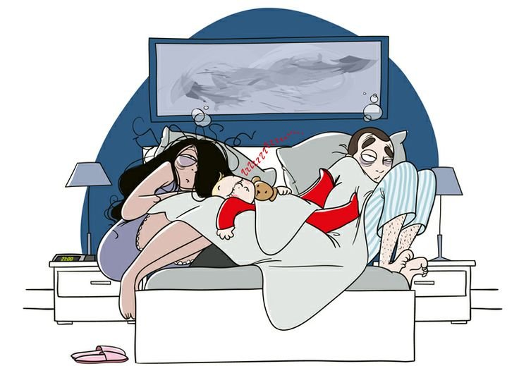 Кровать карикатура