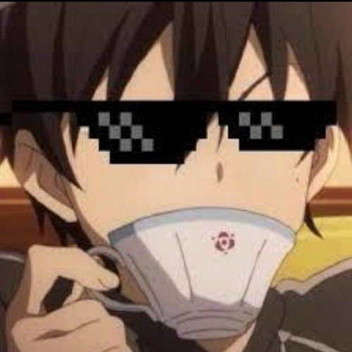 Аниме в пиксельных очках