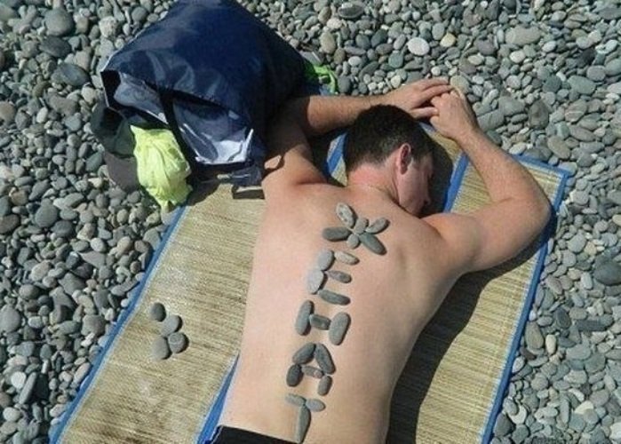 Фото на пляже прикольные