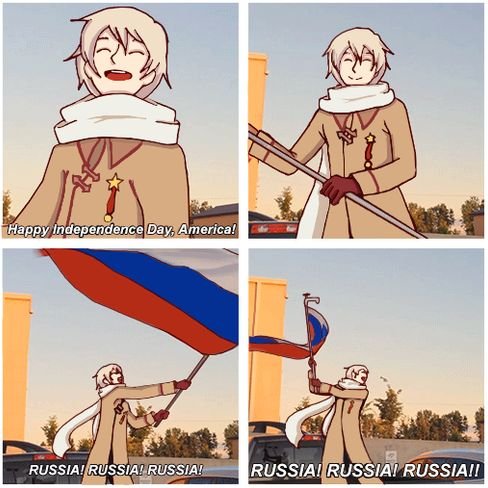 Аниме Россия и Америка