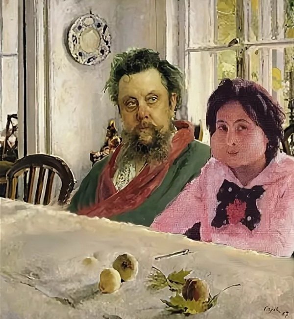 Пародия на картину девочка с персиками