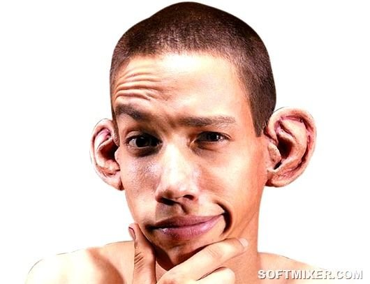 Человек с большими вшами