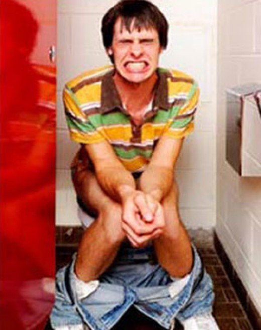 Мужик тужится