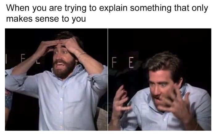 Пытается объяснить