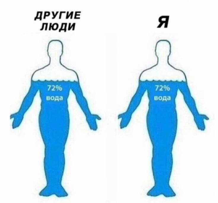 Тело человека состоит из воды