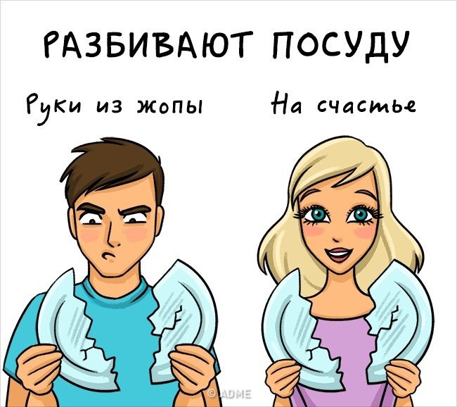 Отличия между мужчиной и женщиной