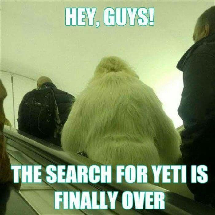 Анекдот про снежного человека