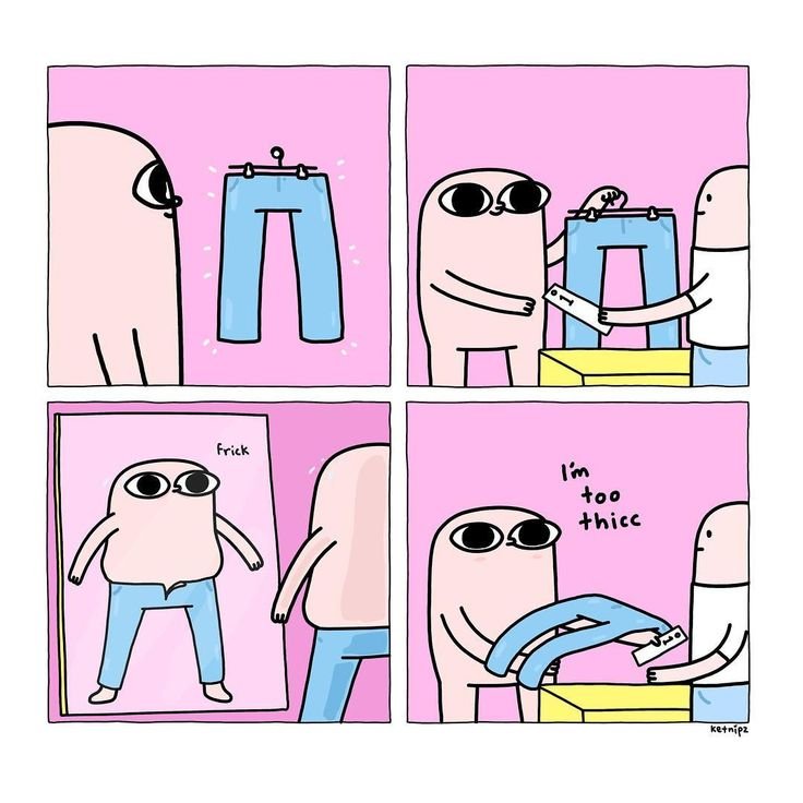 Мемы с розовым человечком