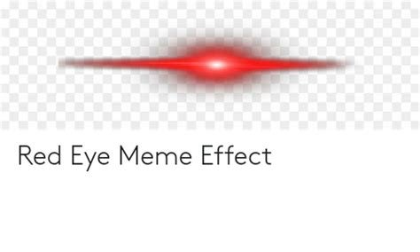 Красные глаза для мема