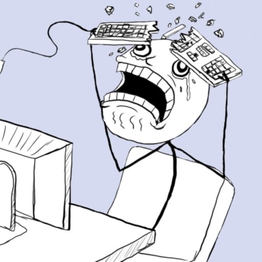 Башкой об клавиатуру