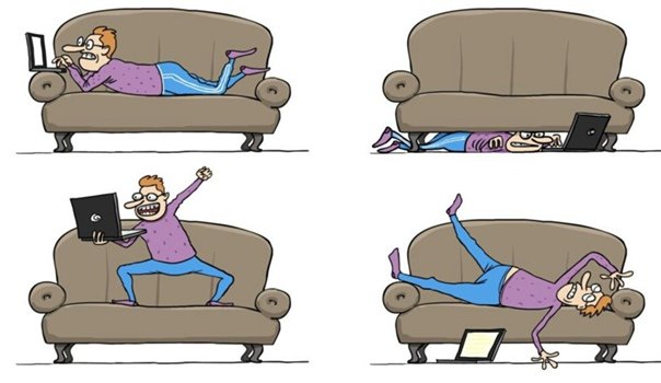 Диван карикатура