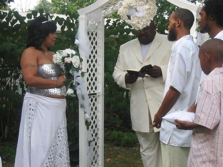 Темнокожая невеста