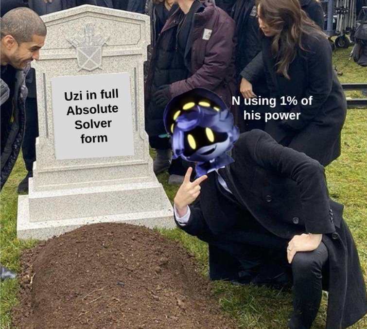 Чел сидит возле могилы Мем