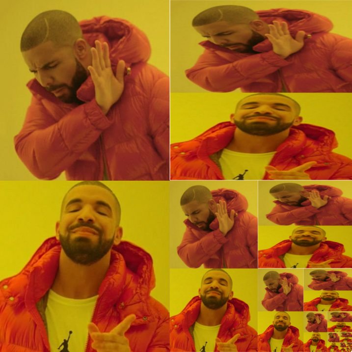 Дрейк в оранжевой куртке