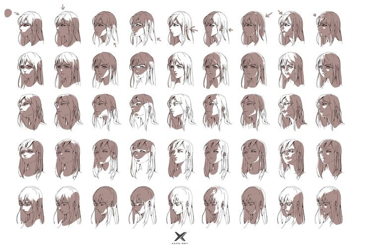 Ракурсы причесок референс