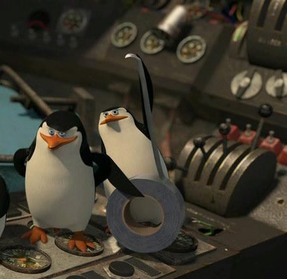 Крякнем плюнем и надежно склеим скотчем Мем