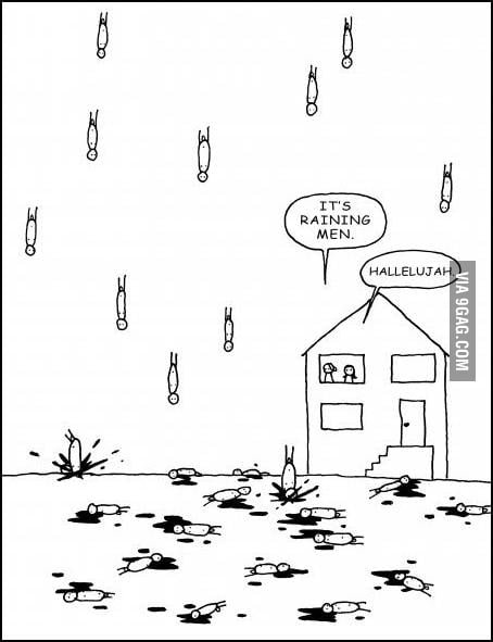 Это мужицкий дождь Аллилуйя дождь из мужиков