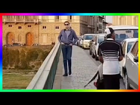 Понасенков Мем гуляет в парке