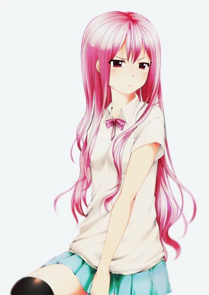 Аниме с розовыми волосами