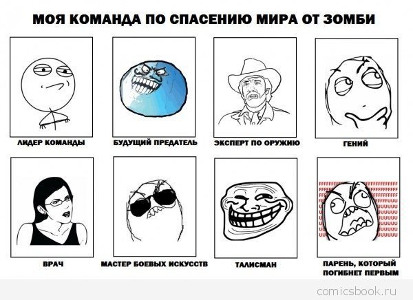 Команда по спасению мира от зомби