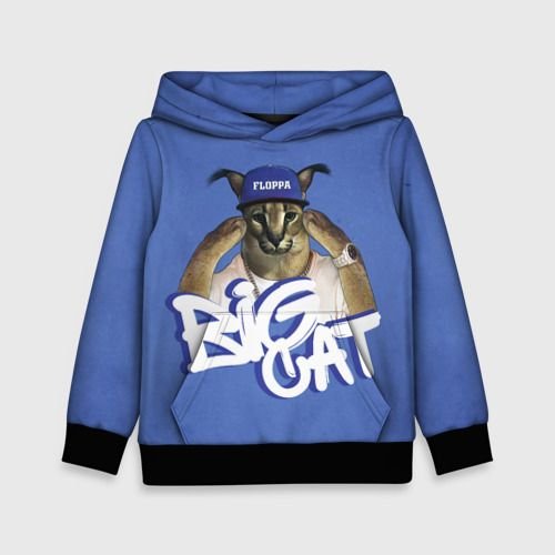 Детская толстовка 3d кот 140