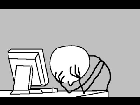 Человек взялся за голову